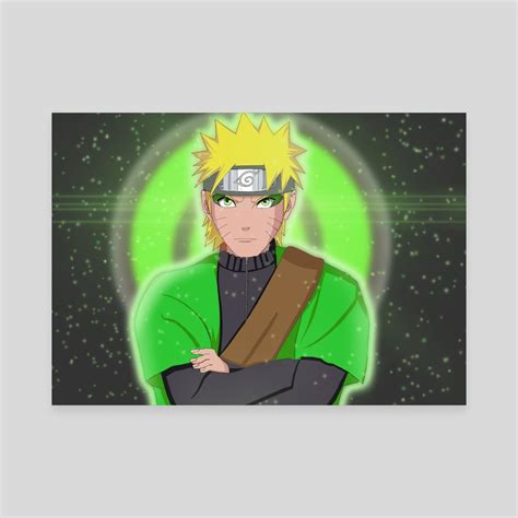 Green Naruto, an art canvas by Arabian Illustration - INPRNT