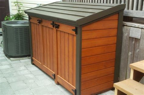 Outdoor Garbage/Trash Can Enclosure and Storage Ideas