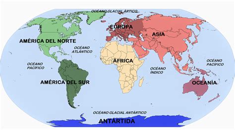 Mapamundi grande: 17 tipos de mapamundis para descargar e imprimir