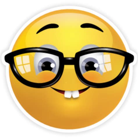 Emoji Nerd Emoticon Smiley Geek - sad emoji png download - 900*900 ...