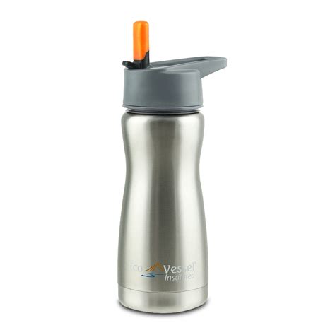 Frost Kids 13oz Stainless Steel Insulated Water Bottle with Straw Top - Walmart.com