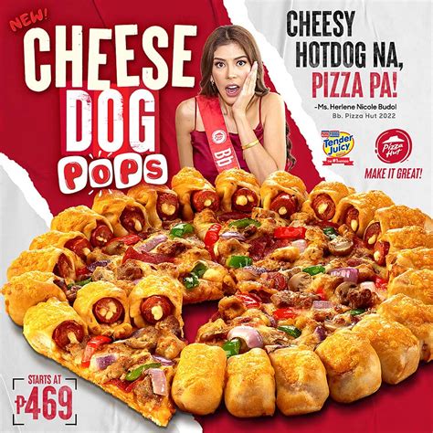 Super cheesy bite-sized glizzies: Pizza Hut’s all-new Cheesedog Pops pizza might just be your ...