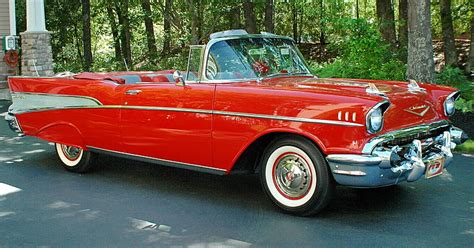 1957 Chevy Bel Air Convertible - Matador Red BEAUTY!