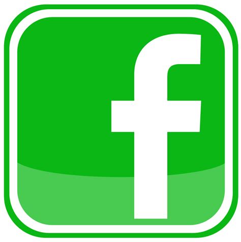 Facebook Icon Logo Png Green