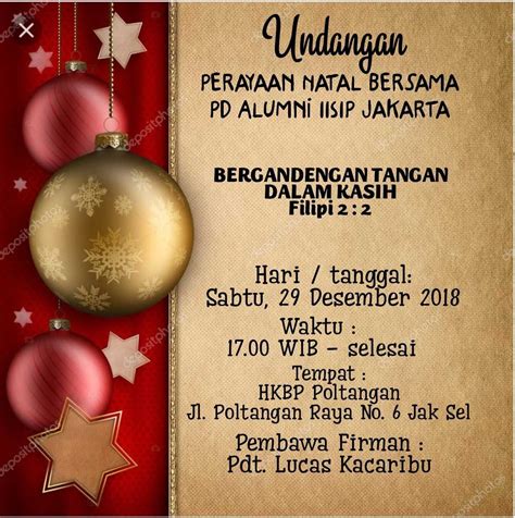 Contoh Surat Undangan Natal Contoh Flyer Undangan Natal Contoh | Images ...