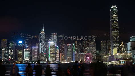 Hong Kong Waterfront Night Timelapse Stock Footage - YouTube