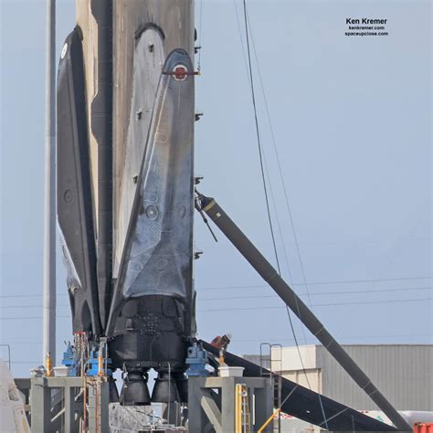 Recovered Falcon 9 Landing Legs Stay Fully Retracted 1st Time in SpaceX Recycling Milestone ...