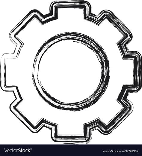 Gear wheel icon Royalty Free Vector Image - VectorStock