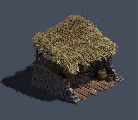 straw house 3D model | CGTrader