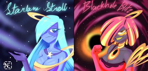 Starlane Stroll and Blackhole Blitz [+Speedpaint] by CrossNE on DeviantArt