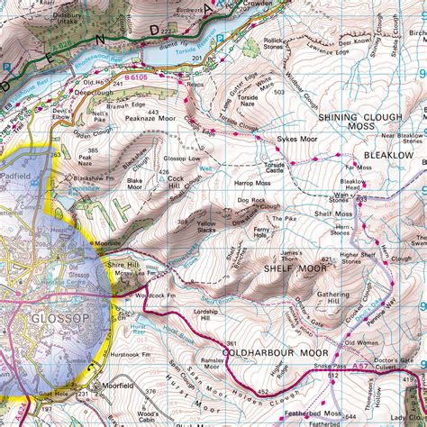 Peak District National Park - Map Poster from Love Maps On...