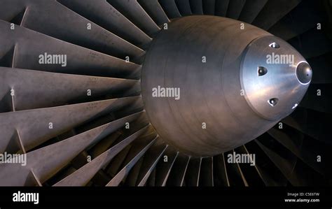 Jet Engine Blades Stock Photo - Alamy