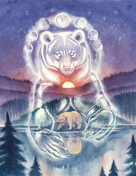 "Spirit Bear" by Thornwolf | Redbubble