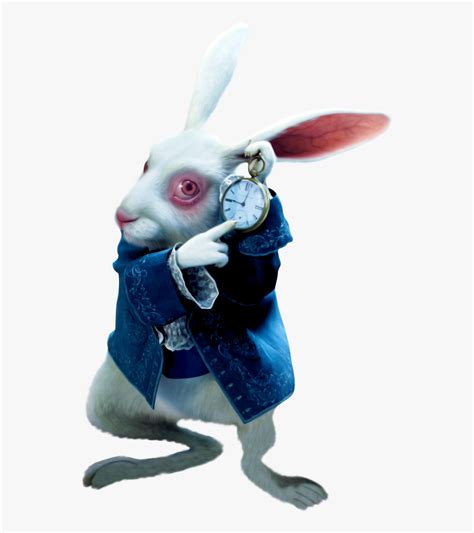 White Rabbit Alice In Wonderland Movie , Free Transparent Clipart - ClipartKey