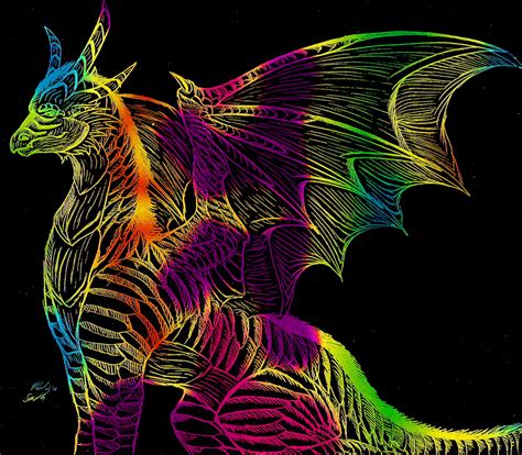 Rainbow Dragon by Gingy1380 on DeviantArt