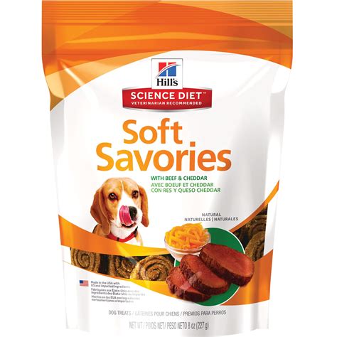 Hill's Science Diet Soft Savories with Beef & Cheddar Dog Treats | Petco