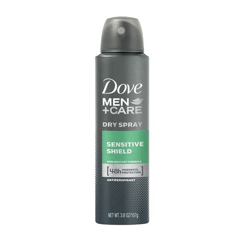 Dove Men+Care Sensitive Shield Dry Spray Antiperspirant Deodorant, 3.8 ...