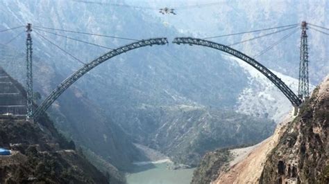 Chenab Arch Bridge set to be world's highest rail bridge. All you need to know | Latest News ...