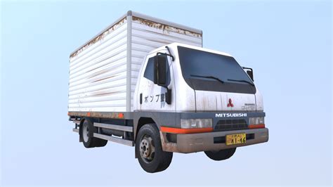 Mitsubishi Fuso Canter Box Truck - 3D model by JamesPStevens [7801595] - Sketchfab