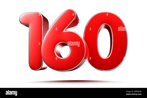 3d number 160 hi-res stock photography and images - Alamy