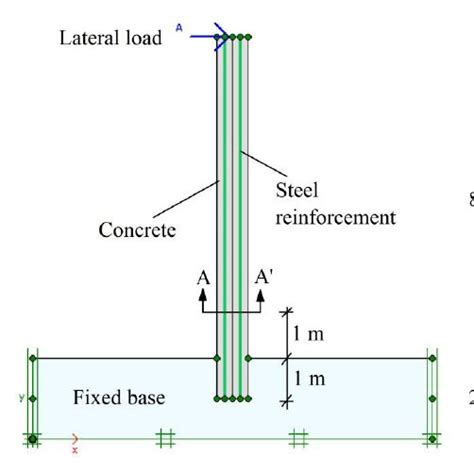 Secant pile wall: (a) structural details; (b) equivalent structural ...