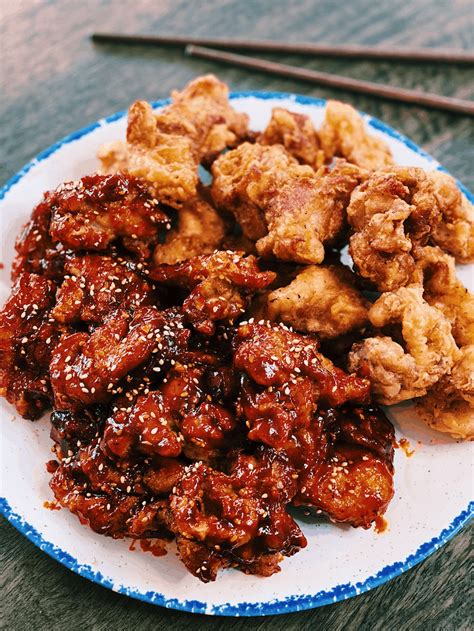 korean fried chicken bites recipe - setkab.com