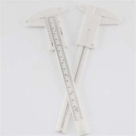 Double Scale Sliding Gauge Eyebeow Ruler Tattoo Permanent Makeup Eyebrow Tattoo Measuring Ruler ...