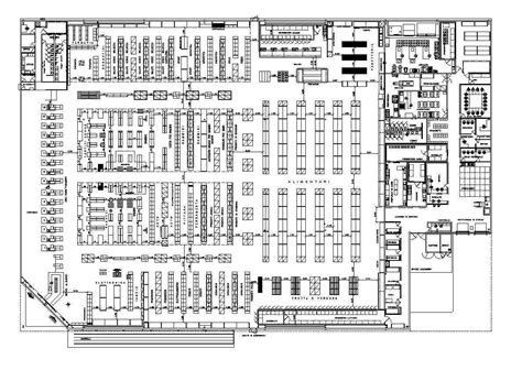 Supermarket plan design – Architectural Autocad Drawings,Blocks,Details Download Center