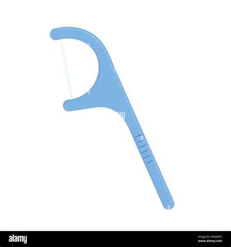 toothpick with dental floss icon- vector illustration Stock Vector Image & Art - Alamy