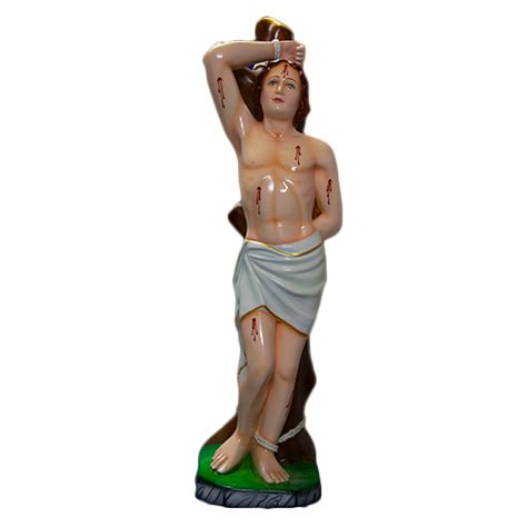 Polished Fiberglass St. Sebastian Statue, Size : 24-36 Inches, Style : Classic at Rs 3,000 ...