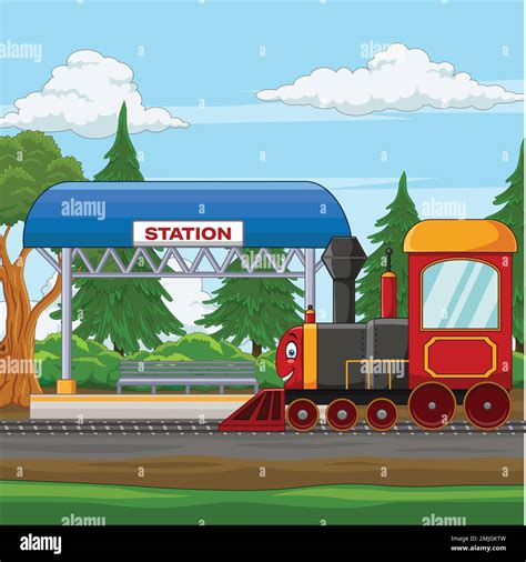 Top 159+ Train station cartoon images - Tariquerahman.net