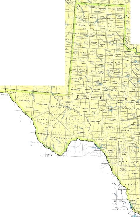 Texas County Map Gis