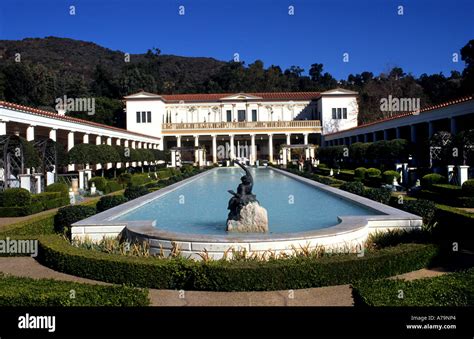 J Paul Getty Museum Malibu United States California Stock Photo: 6725923 - Alamy