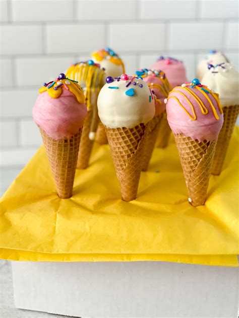 Ice Cream Cone Cake Pops Birthday Cake Pops Ice Cream Cake Ireland | ubicaciondepersonas.cdmx.gob.mx