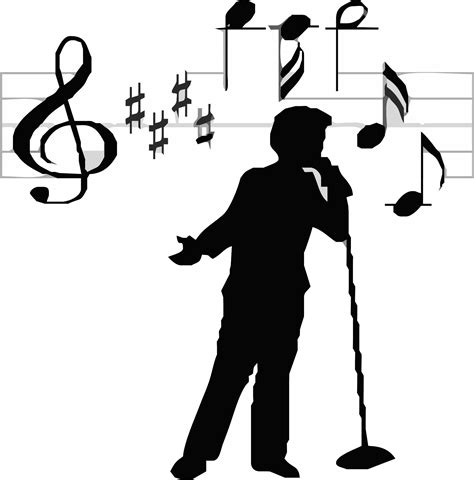 Free Singing Silhouette Png, Download Free Singing Silhouette Png png ...