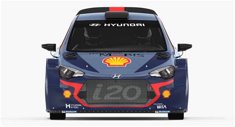 3D hyundai i20 wrc - TurboSquid 1331493