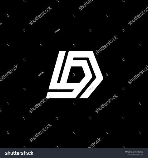 Vector Illustration Initial D Logo Concept Stock Vector (Royalty Free) 2107752002 | Shutterstock