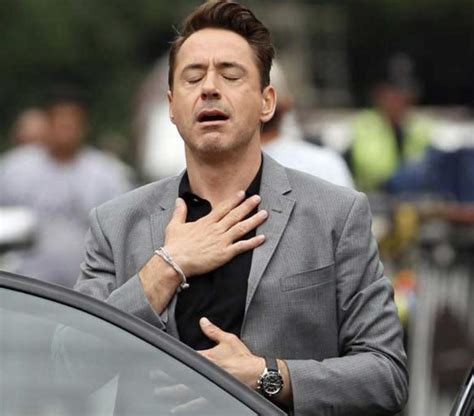 Robert Downey Jr Relieved: Reaction, Relieved, Happy, Relaxing, Hand ...