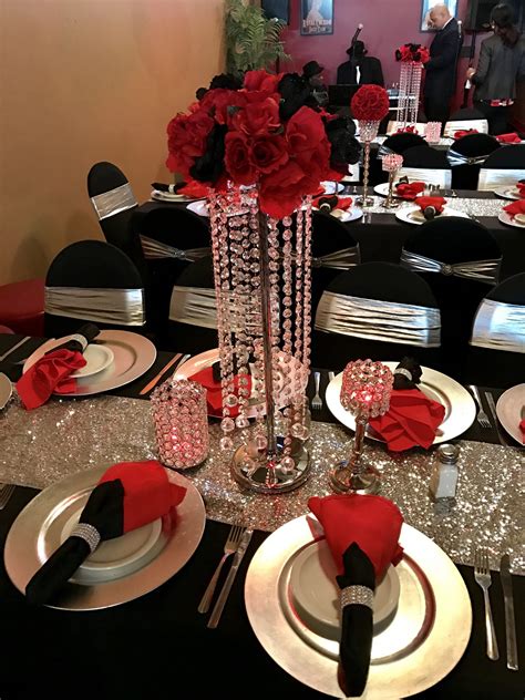 Red, Black and Bling Birthday Party – 1/23/17 – MPQ Events