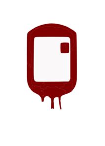 Blood Transfusion Bag Flat Style Clip Art at Clker.com - vector clip art online, royalty free ...