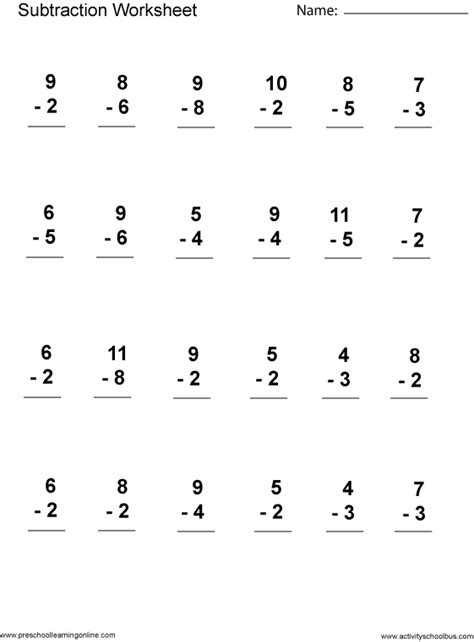 First Grade Math Worksheets-First Grade Math Printables