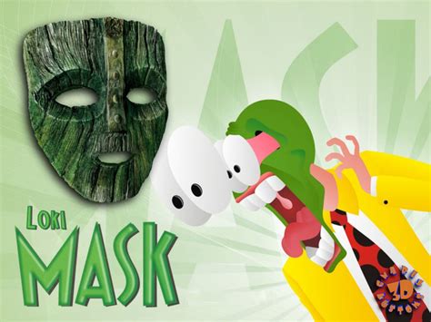 3D Printed Jim Carrey's - Loki Mask from the movie "The Mask" by Gnarly ...