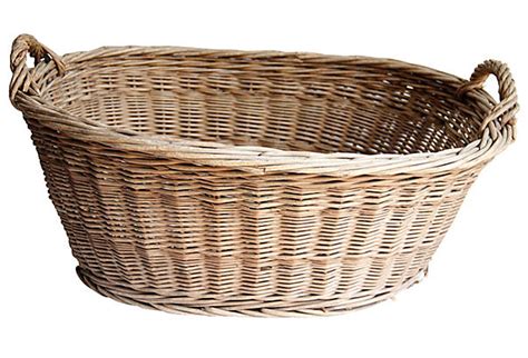 French Wicker Laundry Basket | Omero Home