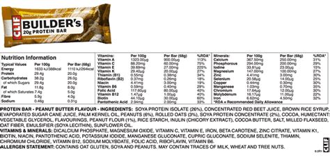 Nutritional Value Of Clif Protein Bars | Blog Dandk