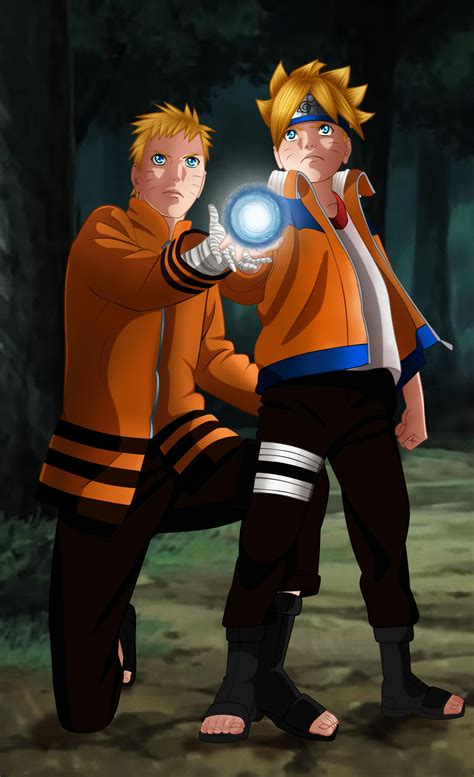 Naruto : Father and son by MimiSempai on DeviantArt