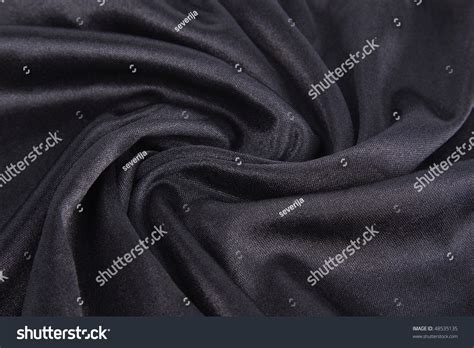 Black Silk Fabric Texture Stock Photo 48535135 : Shutterstock