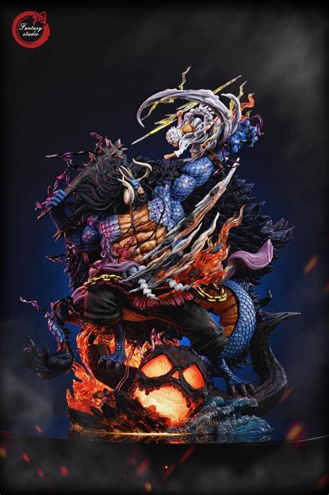 Fantasy Studio One Piece Human Beast Form Kaido vs Gear 5 Nika Luffy | Mirai Collectibles