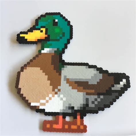 @_.perlerbeads._ on Instagram: “Duck #perler” Perler Bead Patterns ...