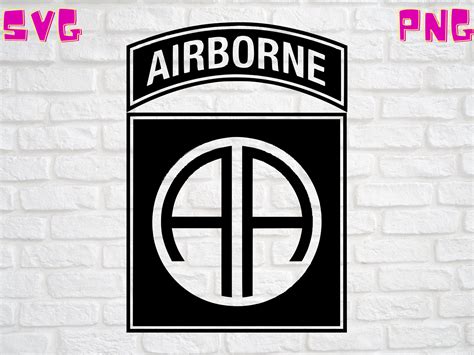 US Army 82nd Airborne Division Insignia SVG Digital File | Etsy