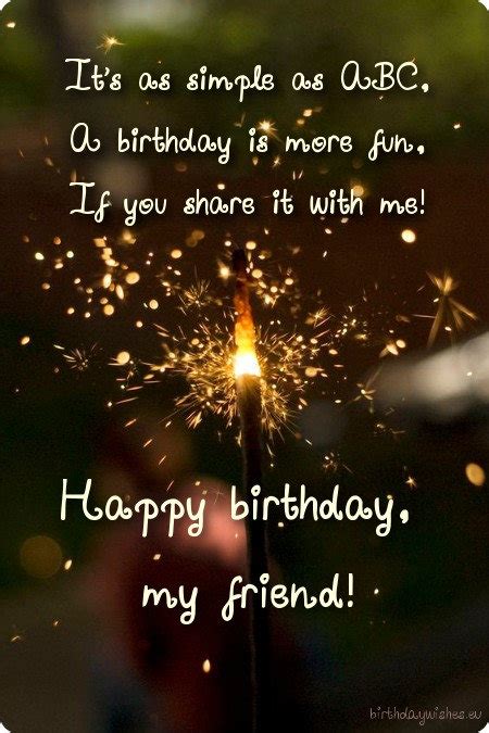 Short Birthday Poems For Best Friend (Female And Male) With Images